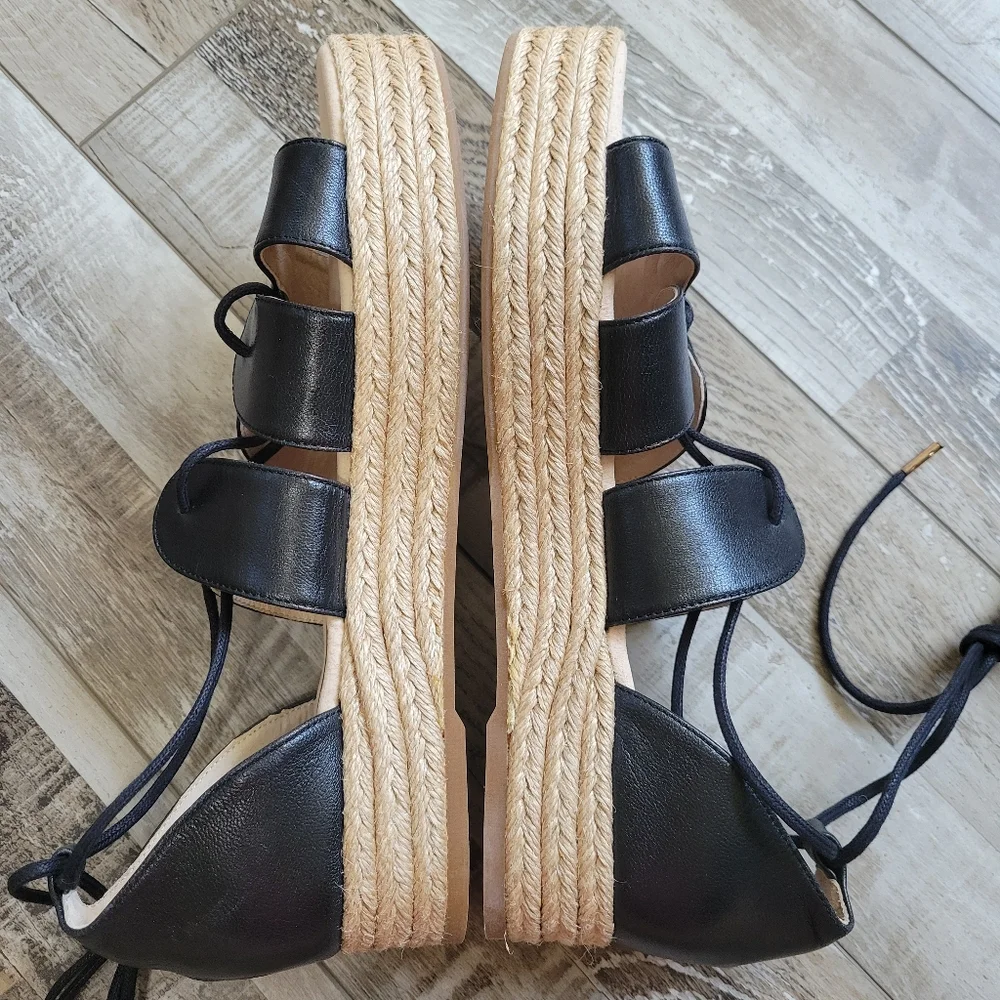 Passeggiando Ravello Platform Gladiator Espadrille Sandals Size 41